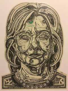Mark Wagner Clinton currency collage