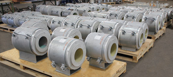 127 Cryogenic Insulated Pipe Supports Designed for a Chemical Plant