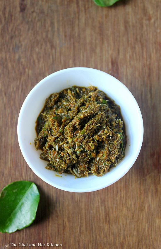 veg thai green curry paste