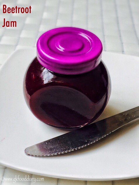Beetroot Jam Recipe for Toddlers and Kids4