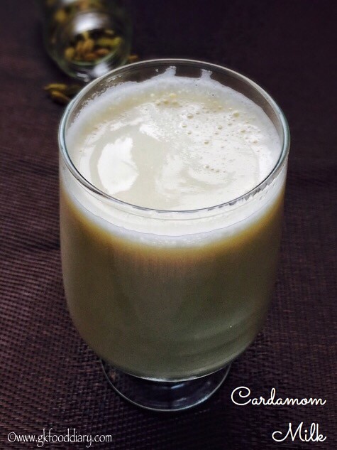 Cardamom Milk Recipe for Babies, Toddlers and Kids2