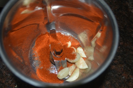 garlic and chilli powder