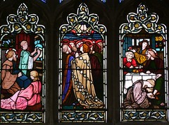 Methwold, Norfolk, St George, stained glass by Henry Holiday