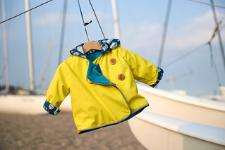 Self-made baby rain coat