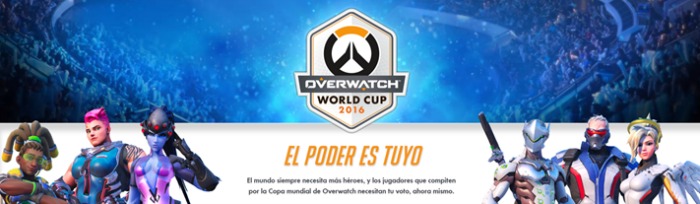 Arrancan las votaciones para la Copa Mundial de Overwatch