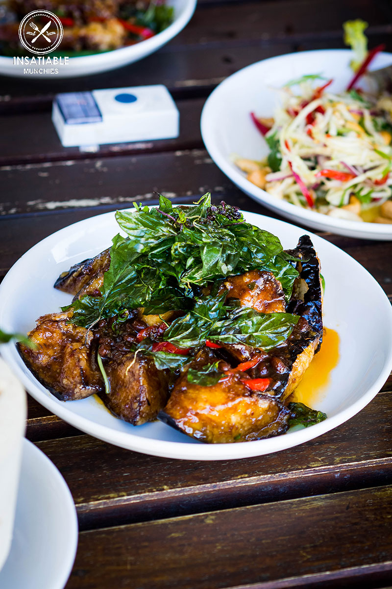 Crispy Eggplant, $17.90: Korn Thai, Crows Nest. Sydney Food Blog Review