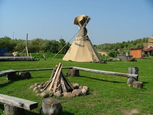 Поселок Индейцев в Литве