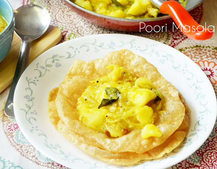 potato masala for poori